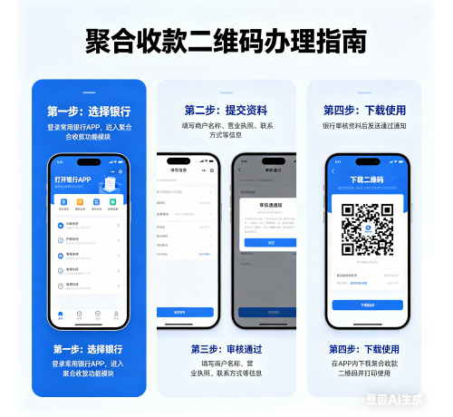 ：聚合收款二维码怎么办理？