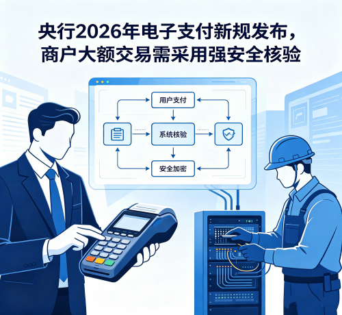：央行 2026 年电子支付新规发布，保定 商户大额交易需采用强安全核验